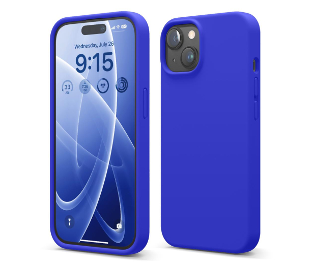 Elago Silicon Case do iPhone 15 Cobalt Blue - 1236225 - zdjęcie